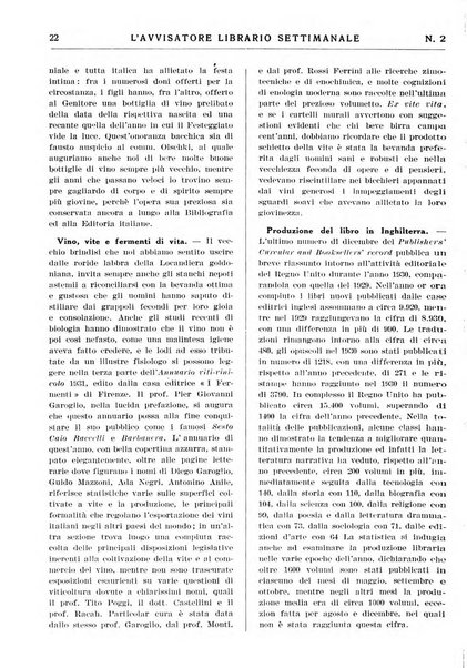 L'avvisatore librario settimanale bollettino bibliografico