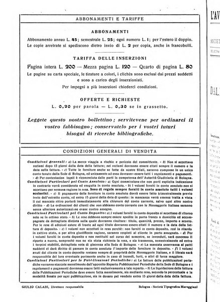 L'avvisatore librario settimanale bollettino bibliografico