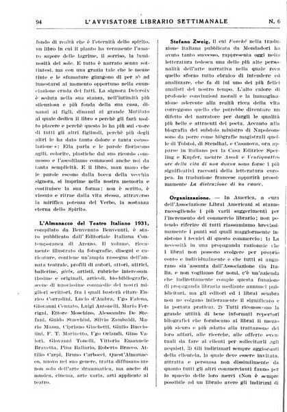 L'avvisatore librario settimanale bollettino bibliografico