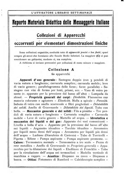 L'avvisatore librario settimanale bollettino bibliografico