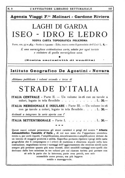 L'avvisatore librario settimanale bollettino bibliografico