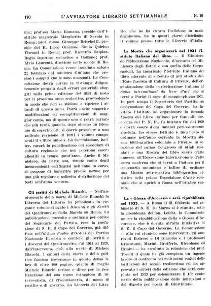 L'avvisatore librario settimanale bollettino bibliografico