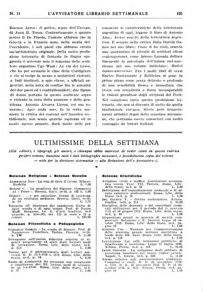 L'avvisatore librario settimanale bollettino bibliografico