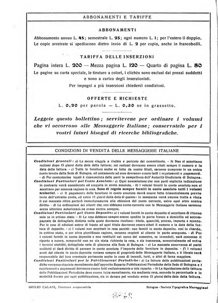 L'avvisatore librario settimanale bollettino bibliografico