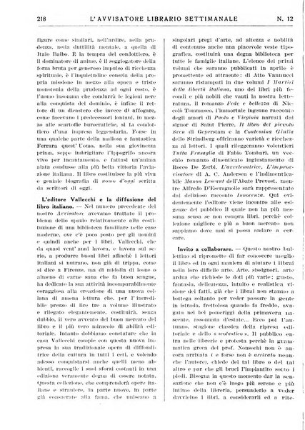 L'avvisatore librario settimanale bollettino bibliografico