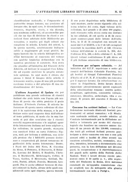 L'avvisatore librario settimanale bollettino bibliografico