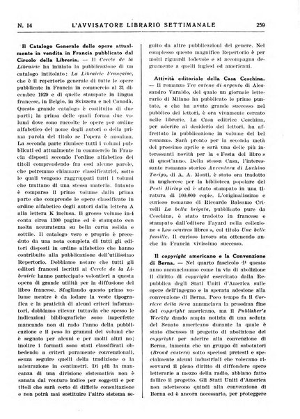 L'avvisatore librario settimanale bollettino bibliografico