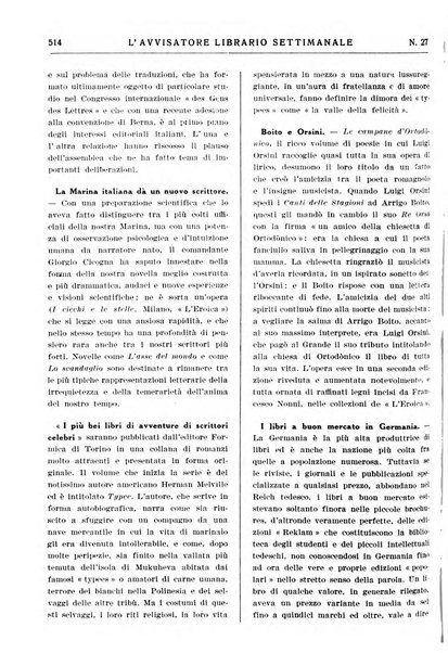 L'avvisatore librario settimanale bollettino bibliografico