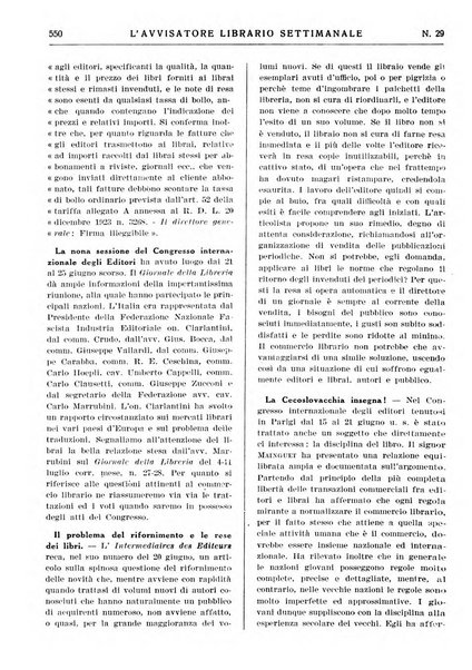 L'avvisatore librario settimanale bollettino bibliografico