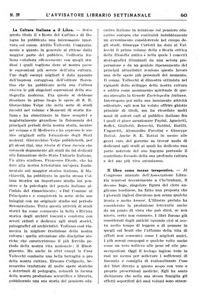 L'avvisatore librario settimanale bollettino bibliografico