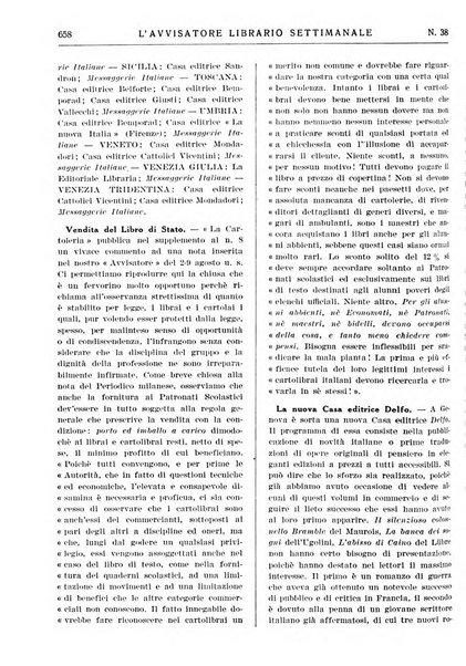 L'avvisatore librario settimanale bollettino bibliografico