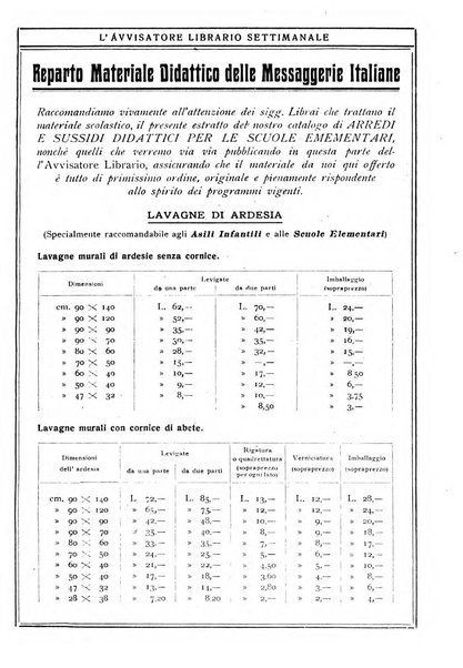 L'avvisatore librario settimanale bollettino bibliografico