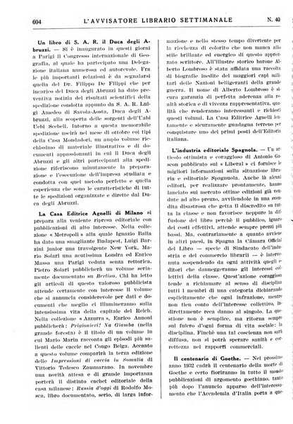 L'avvisatore librario settimanale bollettino bibliografico