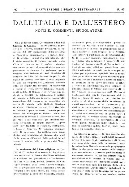 L'avvisatore librario settimanale bollettino bibliografico