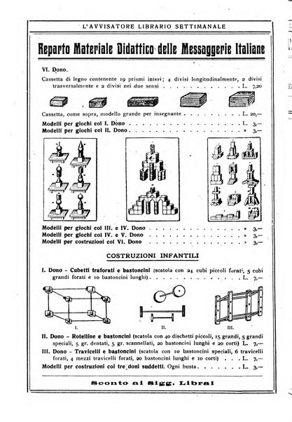 L'avvisatore librario settimanale bollettino bibliografico