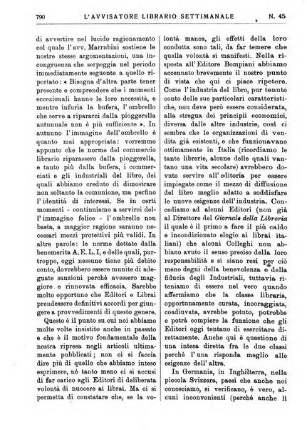 L'avvisatore librario settimanale bollettino bibliografico