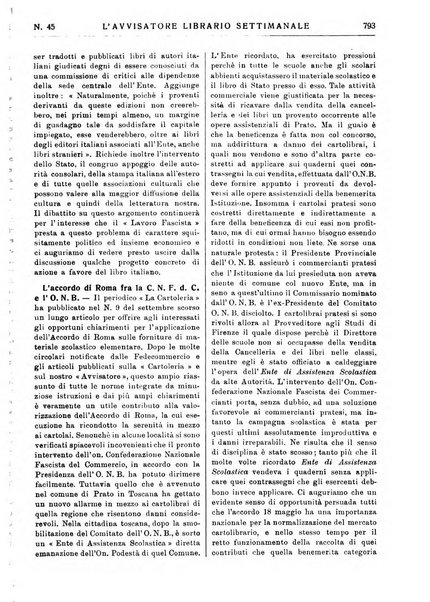 L'avvisatore librario settimanale bollettino bibliografico