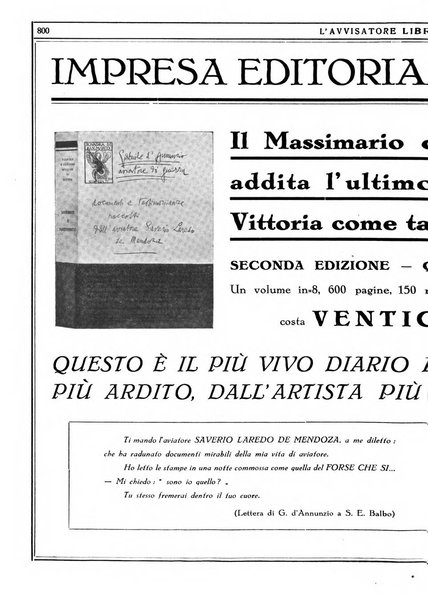 L'avvisatore librario settimanale bollettino bibliografico