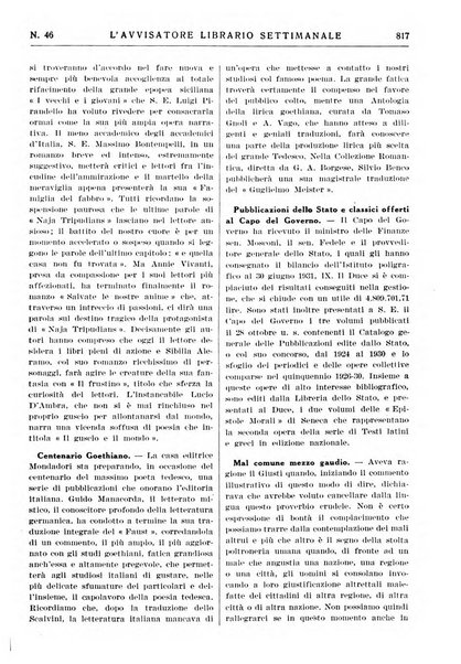 L'avvisatore librario settimanale bollettino bibliografico