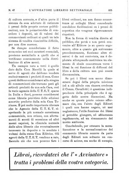 L'avvisatore librario settimanale bollettino bibliografico