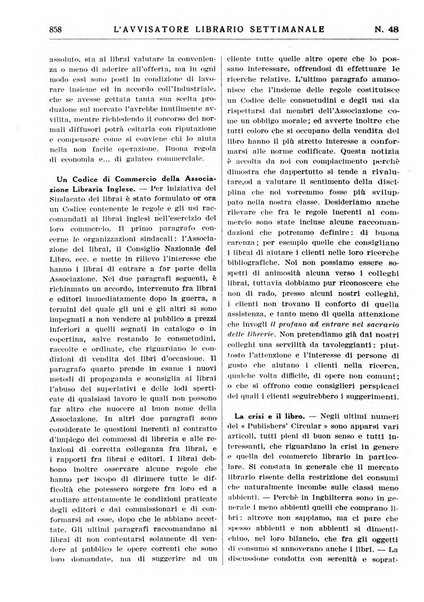 L'avvisatore librario settimanale bollettino bibliografico