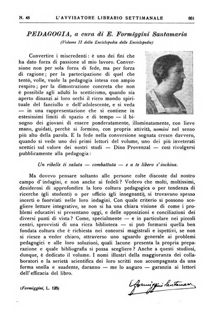 L'avvisatore librario settimanale bollettino bibliografico