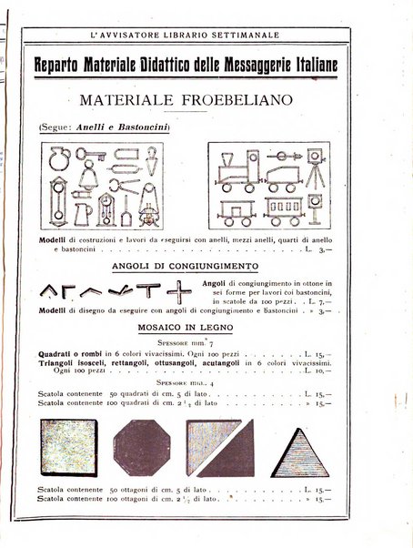 L'avvisatore librario settimanale bollettino bibliografico