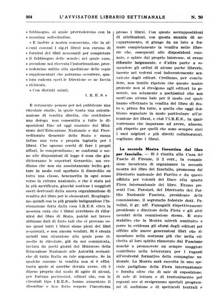 L'avvisatore librario settimanale bollettino bibliografico