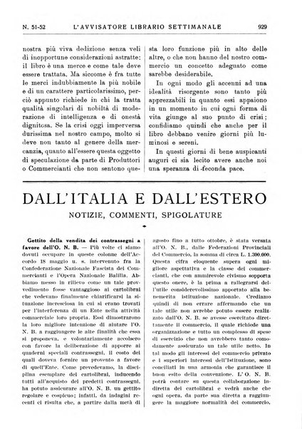 L'avvisatore librario settimanale bollettino bibliografico