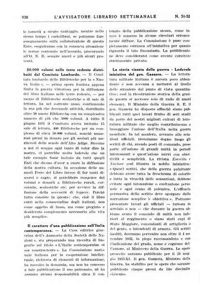 L'avvisatore librario settimanale bollettino bibliografico