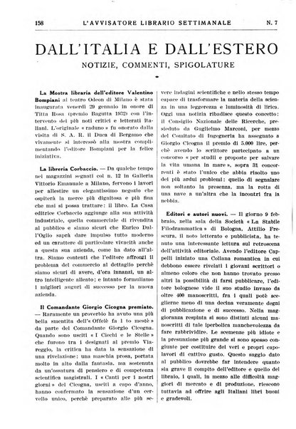 L'avvisatore librario settimanale bollettino bibliografico