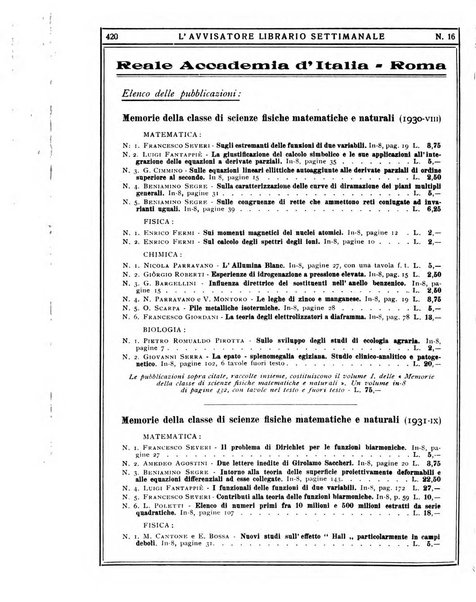 L'avvisatore librario settimanale bollettino bibliografico