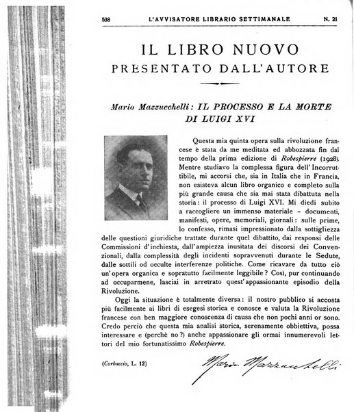 L'avvisatore librario settimanale bollettino bibliografico