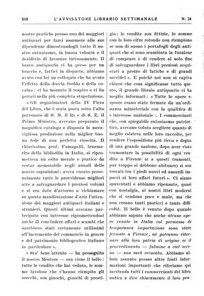 L'avvisatore librario settimanale bollettino bibliografico