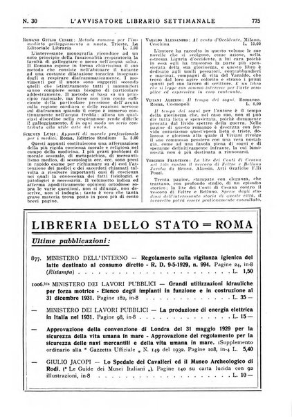 L'avvisatore librario settimanale bollettino bibliografico