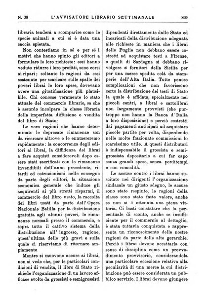 L'avvisatore librario settimanale bollettino bibliografico