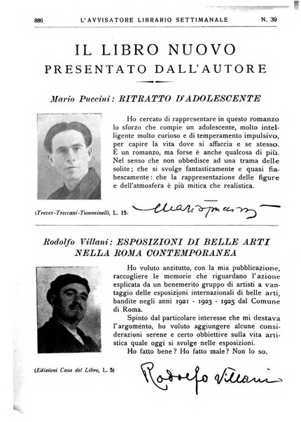 L'avvisatore librario settimanale bollettino bibliografico