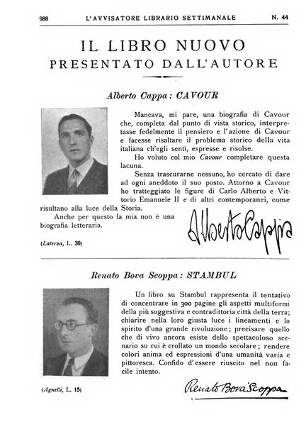 L'avvisatore librario settimanale bollettino bibliografico