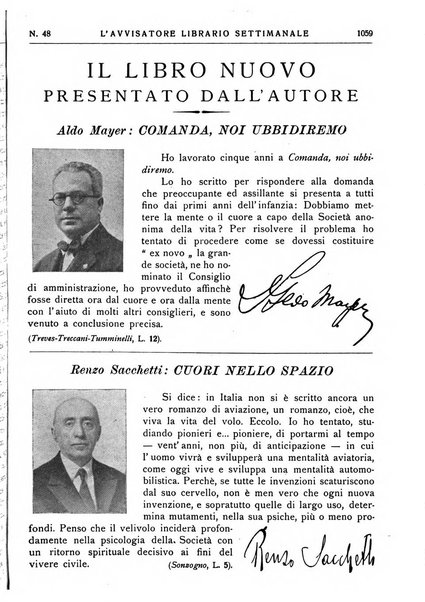 L'avvisatore librario settimanale bollettino bibliografico