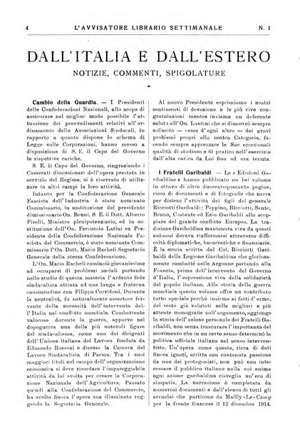 L'avvisatore librario settimanale bollettino bibliografico