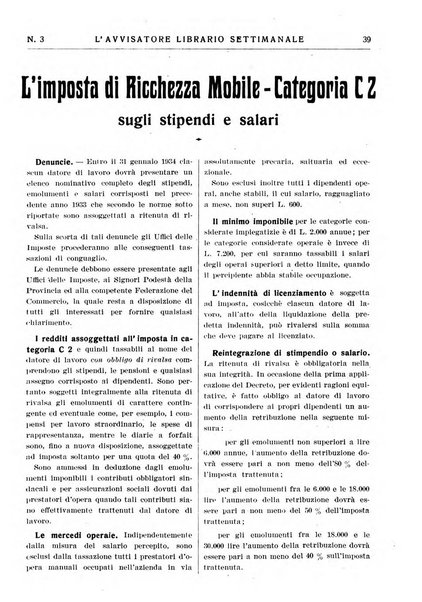 L'avvisatore librario settimanale bollettino bibliografico