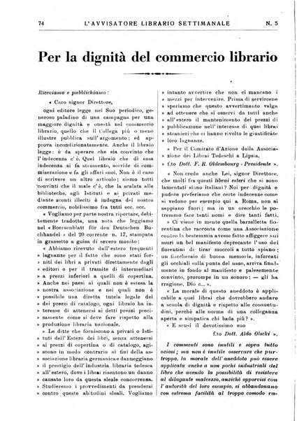 L'avvisatore librario settimanale bollettino bibliografico