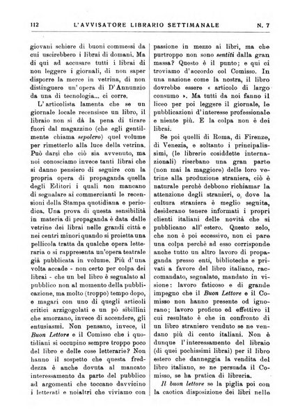 L'avvisatore librario settimanale bollettino bibliografico