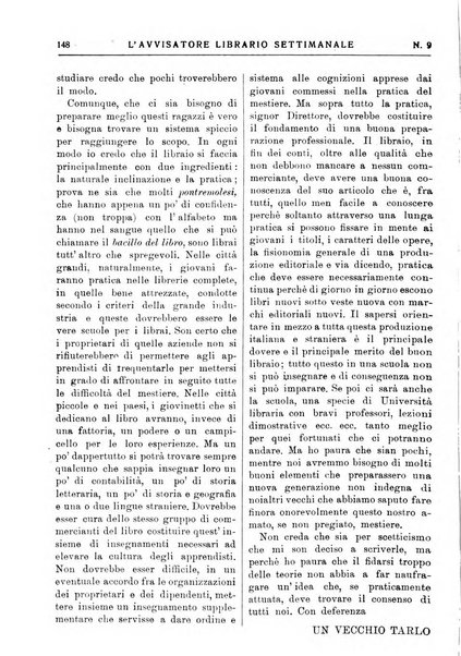 L'avvisatore librario settimanale bollettino bibliografico