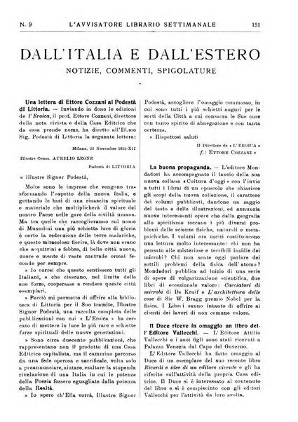 L'avvisatore librario settimanale bollettino bibliografico