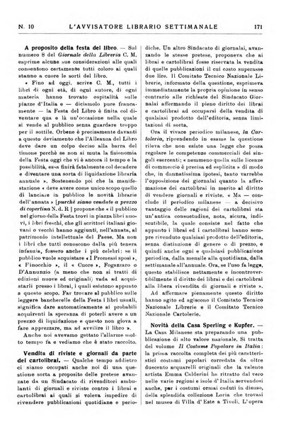 L'avvisatore librario settimanale bollettino bibliografico