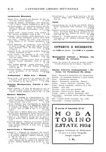 L'avvisatore librario settimanale bollettino bibliografico