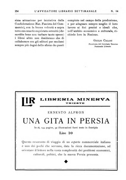 L'avvisatore librario settimanale bollettino bibliografico