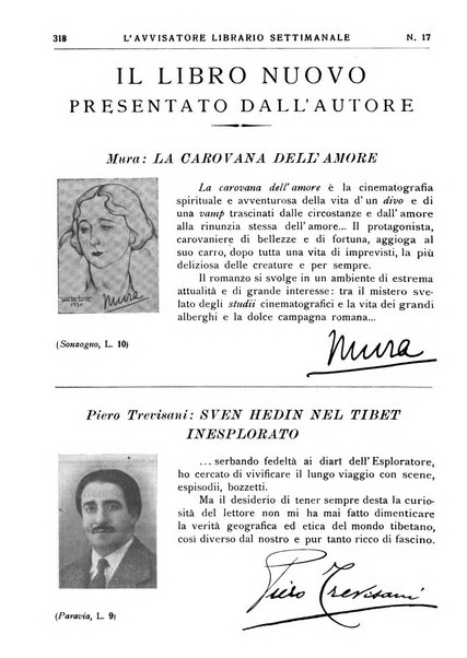 L'avvisatore librario settimanale bollettino bibliografico