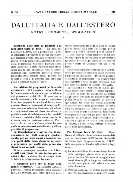 L'avvisatore librario settimanale bollettino bibliografico